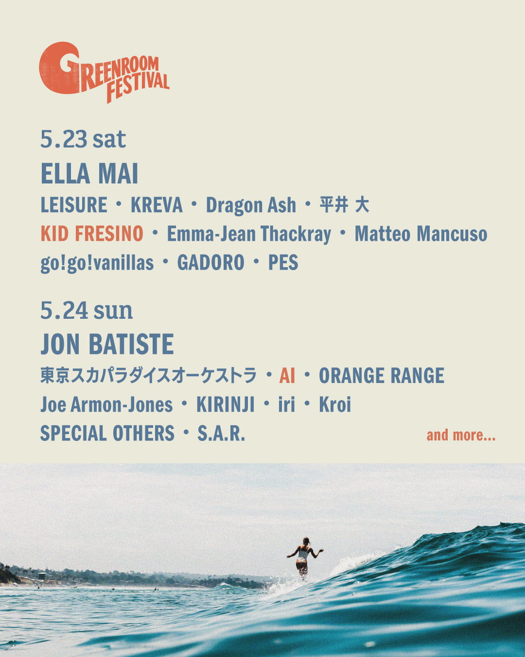 4th Artist Lineup Announcement!